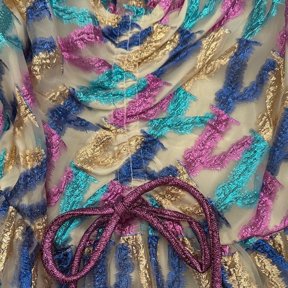 Buddy Love Multicolor Metallic Dress - Picture 3 of 4